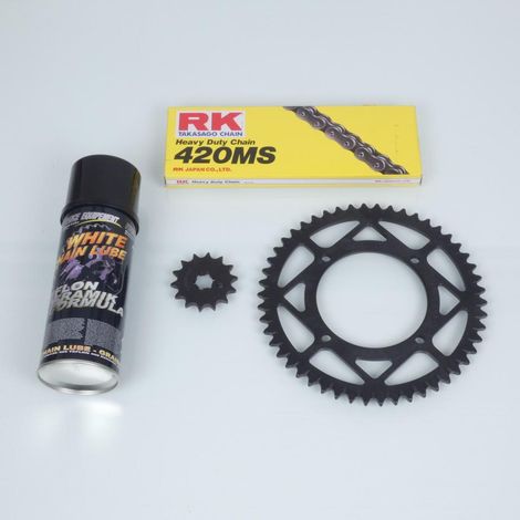 Kit chaîne FE pour moto Kawasaki 85 KX Petite roue 2001 à 2017