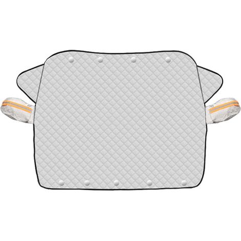 Pare-soleil magnétique pliable pour pare-brise - Bloque la protection de voiture RaySunshade Auto - Couverture extérieure pour stationnement extérieur (1/5)