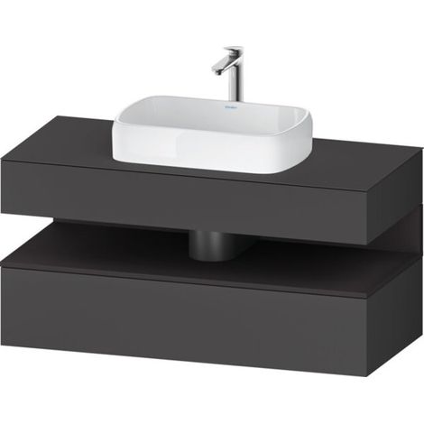 Duravit Collection One Konsolenwaschtischunterbau, 1 Auszug, 1 (1/2)