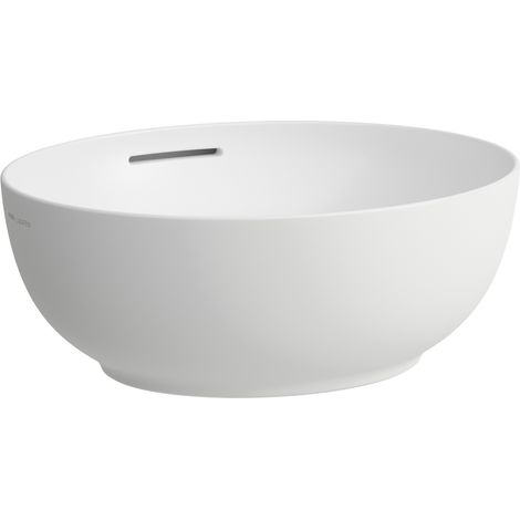 LAUFEN Il Bagno Alessi Waschtisch-Schale, mit Überlauf, 45x40cm, (1/3)