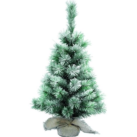 Mini Tabletop Snowy Vancouver Green Christmas Tree - 75cm
