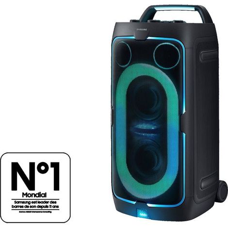 Cassa - SAMSUNG - MX ST50F/XE - 240 W - Effetti luminosi - Bluetooth - Batteria 18h - Ruote integrate - Nero