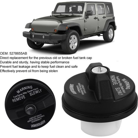 Tankdeckel für Chrysler, Jeep und Dodge (2001–2016) – Teilenummer: 5278655AB (1/5)