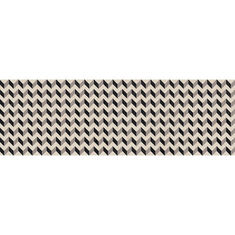 Aelle - Carrelage faïence mur effet terrazzo beige 32x99 cm CREAM R ZIGZAG - Vendu par boîte de 1.27 m² (1/2)