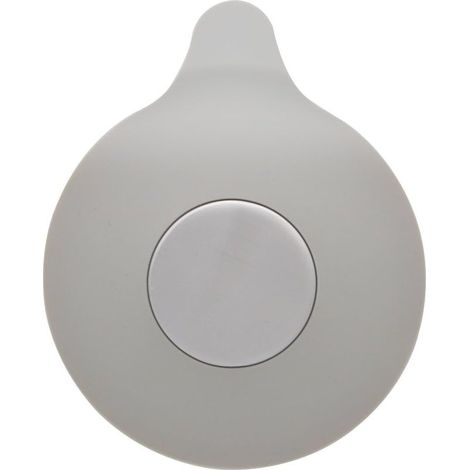 Bouchon de baignoire et d'évier, ensemble baignoire et lavabo en silicone, bouchon d'eau en caoutchouc, ventouse pour cuisine, salle de bain, laverie automatique (gris) (1/5)