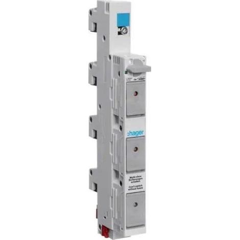 Hager L066M interruptor automático de 4 polos blanco robusto