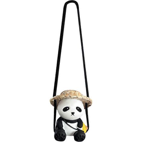 Panda-Autoanhänger, Panda-Deko, Panda-Anhänger für den Rückspiegel-26.00X5.00X4.30CM (1/3)