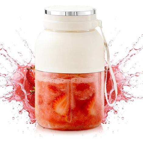 Vaso Para Batidos - Licuadora Portátil De Alta Potencia 1300 Ml - Para Smoothies Y Jugos Frescos - Uso Doméstico - 1 Unidad (1/5)