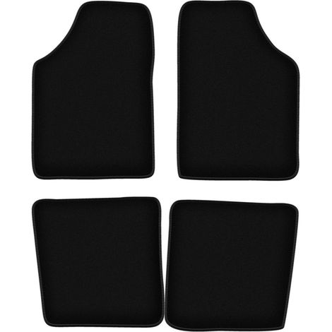 Tapis de sol en velours noir BASIC pour Renault Kangoo I combivan (1997-2008) (1/5)