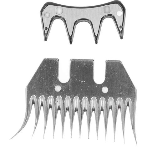 Schafschere, gebogene Klinge, 13 Zähne, Wollscherer, Kammschneider, Trimmer, Zubehörset
