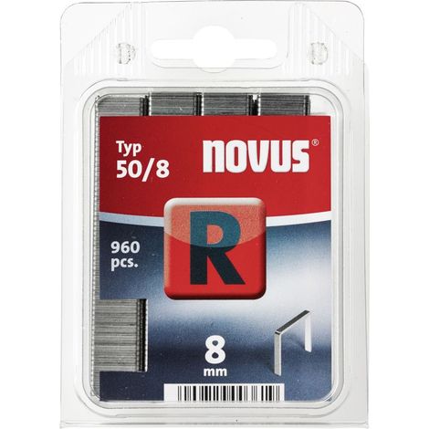 Novus Tackerklammer Typ R 50/8 960 Stück Tackerklammern & Nägel (1/3)