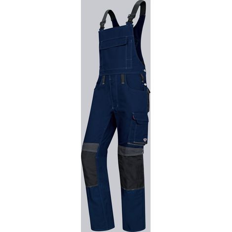 BP Komfort-Latzhose mit Kniepolstertaschen 1802 Gr. 62-normal nachtblau/anthrazit