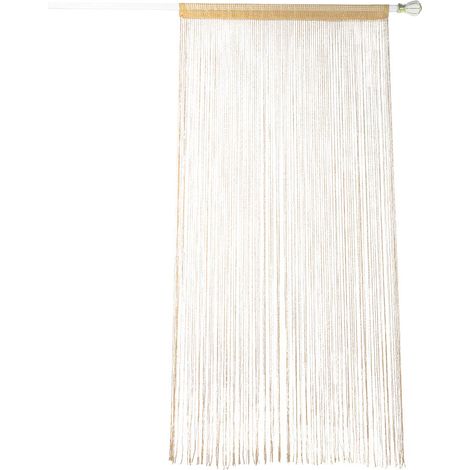 Rideau De Porte Fenêtre En Chaîne Avec Glands - Décoration Intérieure Pour Chambre Et Café - Polyester - 1 Pièce (1/5)