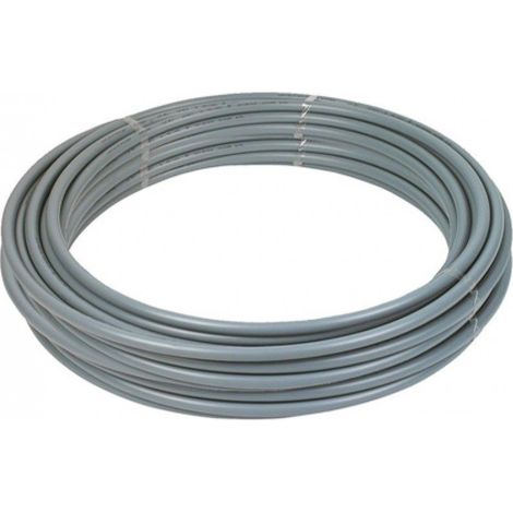 Polypipe PolyPlumb PB2515B 15mm X 25m Coil Barrier Pipe - Grey