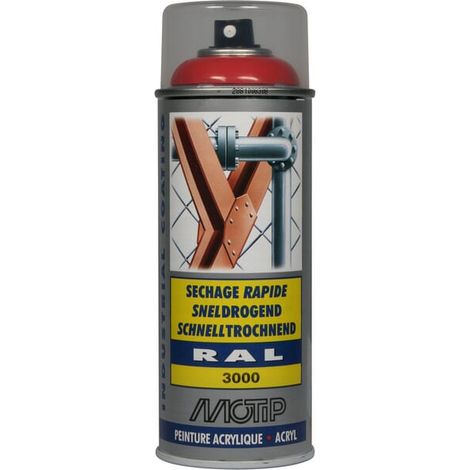 Acryl-Sprühlack, RAL 3000 Rot 400 ml 07090 (1/3)