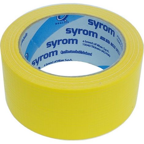 Trade Shop - 50 MM X 25 M STARKES GELBES AMERIKANISCHES SEGELTUCHBAND DICHTET REPARATURPAKETE AB -