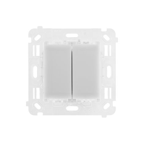 Interruptor kontakt-simon Simon 54 Touch doble 75 x 55 x 75 mm