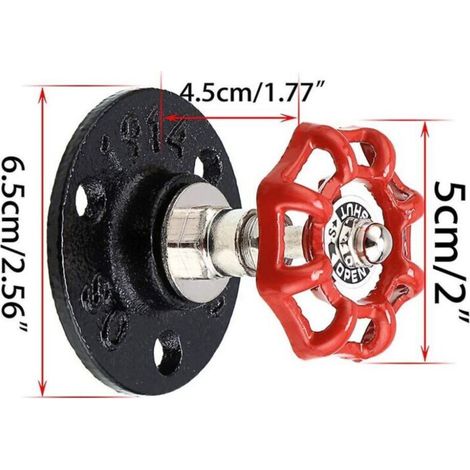 Ganci da parete vintage in ferro stile industriale – Set di 3 appendiabiti retrò per abiti, asciugamani, borse o cappelli – Decorazione d'interni in stile antico