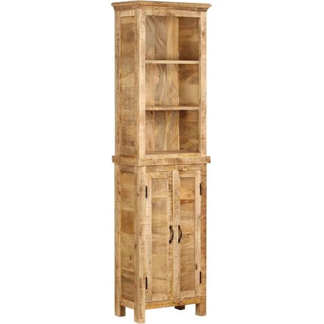 Bibliothèque 50 x 30 x 180 cm en bois de manguier massif (1/5)