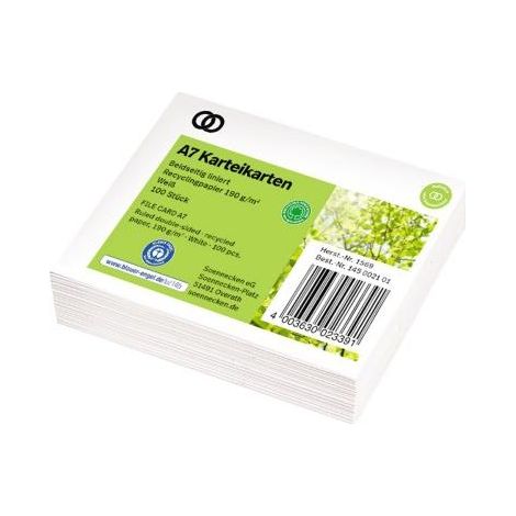 Soennecken Karteikarte oeco 1569 RC A7 liniert 100 St./Pack. (1/4)