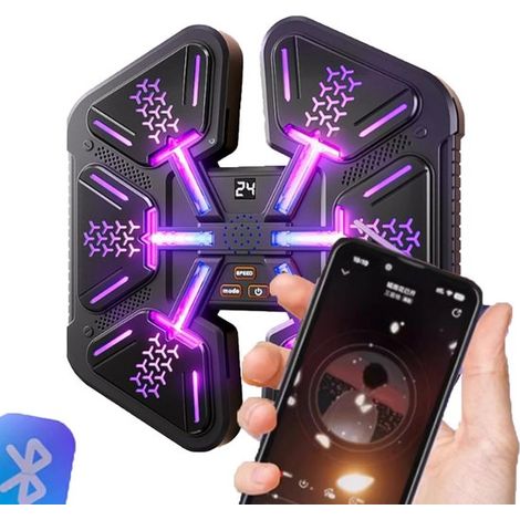Macchina per boxe musicale Installazione senza foratura Superficie di mira flessibile in PU Registrazione dati intelligente Macchina per boxe insonorizzata (1/5)