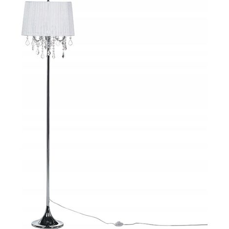 Stehlampe EVANS Metall Weiß (1/3)