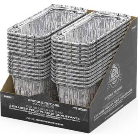 Vassoi Raccogligrasso in Alluminio per Ultimate Plancha 5 Fuochi Pit Boss Confezione 6PZ - 40970
