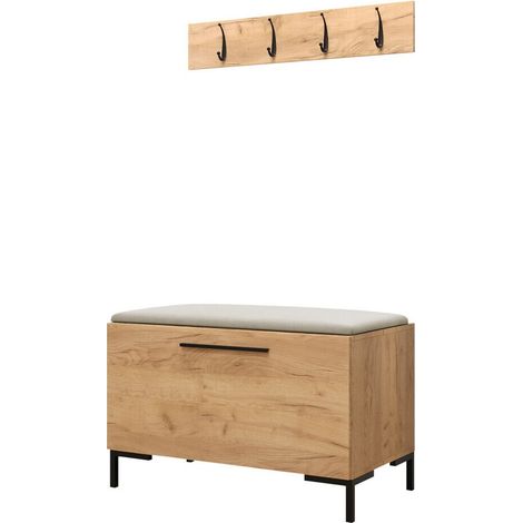 Conjunto para recibidor Nomal VIII, Manila 02, 0x0x0cm, Tapiz, Aglomerado laminado, Montada en la pared, Colocada (1/5)