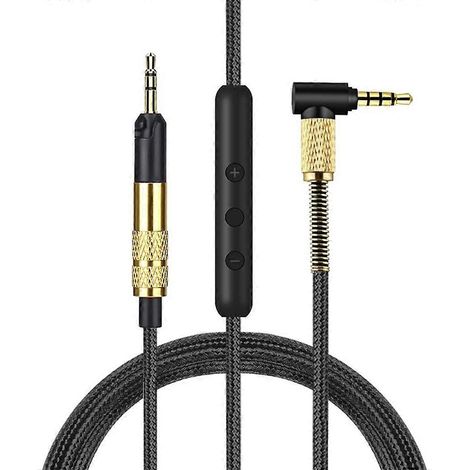 Câble de remplacement de qualité 2,5 mm vers 3,5 mm pour casques HD598/HD599/HD558/HD518 : transmission audio améliorée. (1/5)