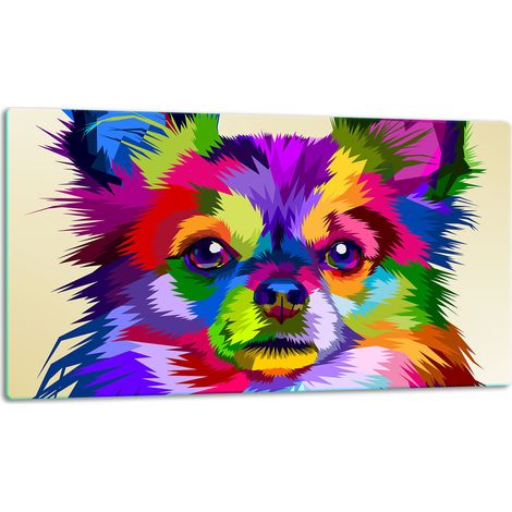 Tabla de cortar de vidrio 52x30 perro (1/5)