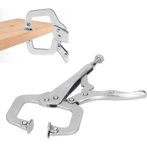 Pince multi-outils en forme de C pour le travail du bois, fixations à dégagement rapide, soudage, outil multifonction, 15 cm (1/5)