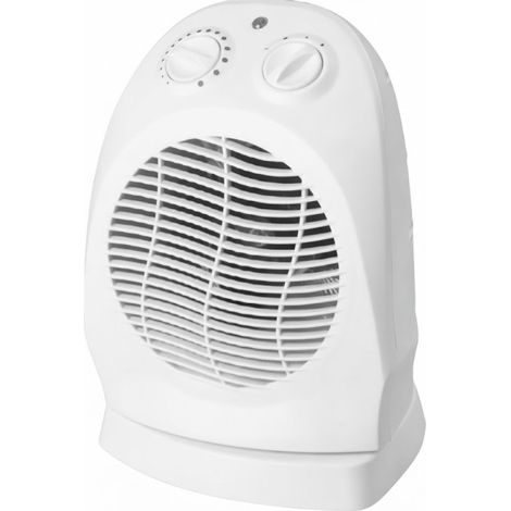 Termoventilador vertical oscilante 60º 1000/2000W, calefactor oscilante, rápido y práctico (1/5)