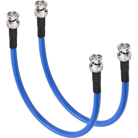 Câble SDI BNC 30cm 3G 6G 12G 75 ohms Cordon BNC Mâle à Mâle RG6 pour Vidéo DVR Caméras de Surveillance CCTV (1/5)