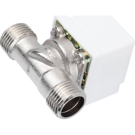 Électrovanne normalement fermée 1/2" filetage mâle, vanne électrique eau 24V DC (1/5)