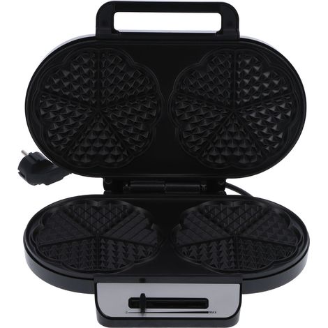 Gaufrier multifonction 1200W à double plaque antiadhésive pour petit-déjeuner, préparation alimentaire, 220-240V fiche UE.