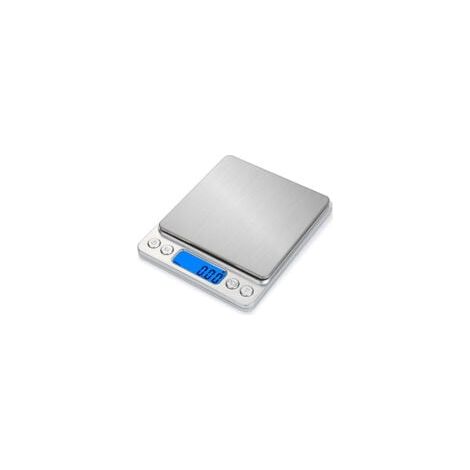 Präzisionswaage (500 g/0,01 g), Küchenwaage/Taschenwaage/Schmuckwaage, hohe Präzision, LCD-Bildschirm, Tara-Funktion, Stückzähler und 2 Plattformen (1/5)