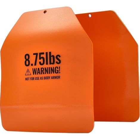 Mophorn Gebogene Gewichtswestenplatten, 8,75 Pfund Paare, Gewichtsplatten aus hochwertigem Stahl, ergonomisch geformt für eine bequeme Passform – Ideal für WODs