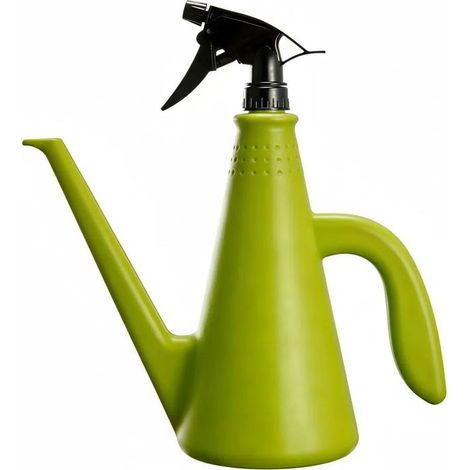 Arrosoir 2 en 1 pour plantes d'intérieur, 1 l, avec fonction pulvérisateur, petit arrosoir avec tête de pulvérisation réglable pour plantes succulentes, bonsaï, fleurs, parfait pour l'entretien des (1/5)