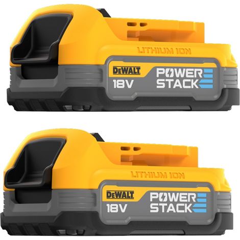 DeWalt DCBP034 18v Compact Powerstack Battery DCBP034-XJ - Twin Pack Batteries (1/6)