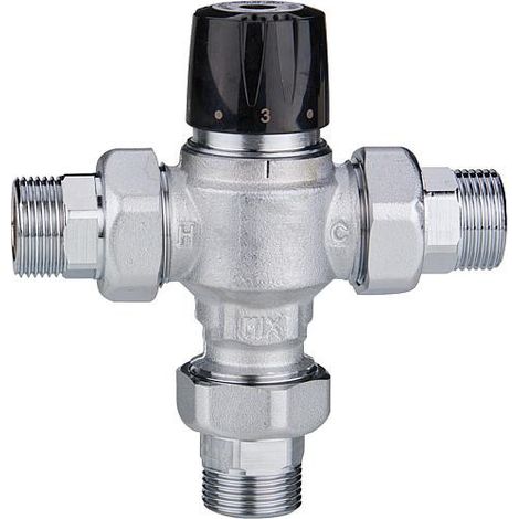 Vanne mélangeuse Easyflow Mix799 30-65°C, Kvs 1,5, DN15 (1/2``), mâle,rac.inclus