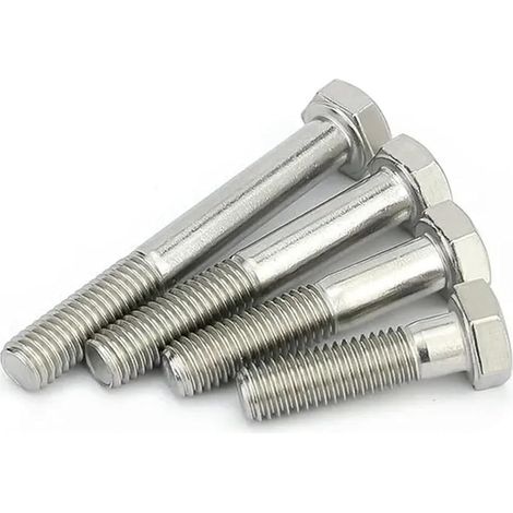 Vis à six pans creux semi-filetée en acier inoxydable 316 – DIN931 – M6 M8 M10 M12 M14 M16 (20