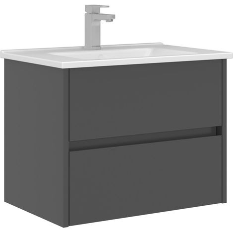 Waschtischunterschrank "Arno 65" – 65 x 45 x 52 cm – Anthrazit (1/3)
