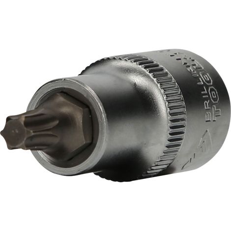 BRILLIANT TOOLS 1/2" Torx-Bit-Stecknuss 55 mm largo T40 - BT022974 (1/4)