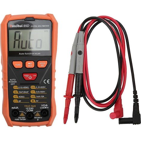 Multimètre numérique intelligent haute précision 85D : testeur de tension et de courant, mesure de résistance et de capacité