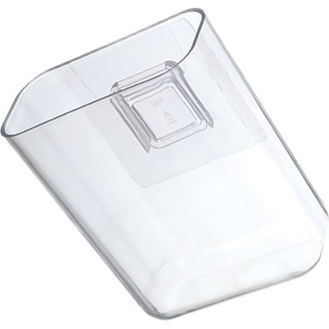 Support mural de rangement en plastique robuste et transparent, facile à installer, pour télécommande, idéal pour chambre ou salon (petit format : 11,9 x 10,2 x 5,1 cm). (1/5)
