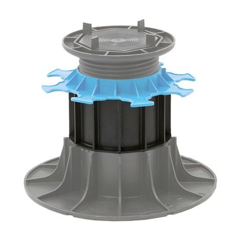 Jouplast – Réhausse de plot 60mm pour dalle et lambourde – Compatible béton armé – Fabrication française – Pose terrasse bois (1/2)