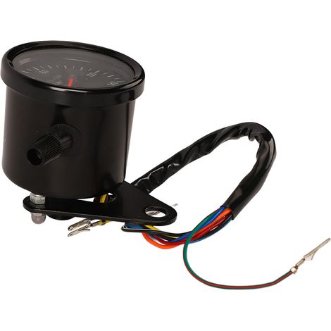 Compteur de vitesse pour moto 140 km/h, précis et fiable, avec phare, clignotants et odomètre. (1/5)