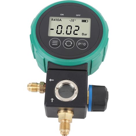 Jauge numérique CVC, arrêt automatique, conception de robinet à tournant sphérique, haute précision, climatisation basse pression (1/5)