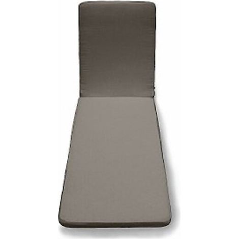 Coussin bain de soleil uni - Coton et polycoton - Gris