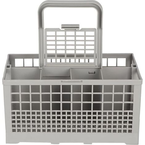Panier pour Lave-Vaisselle, ABS Panier Universel pour Lave-Vaisselle, Boîte De Rangement De Remplacement De Couverts pour Lave-Vaisselle Polyvalent avec Poignée Universelle (240 X 135 X 123 Mm) (1/4)